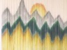 SUNSET ASPENS Mountain Landscape Dyed Tapestry | Wall Hangings by Wallflowers Hanging Art. Item made of fiber compatible with boho and country & farmhouse style