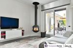 Agorafocus 630 | Fireplaces by European Home | 30 Log Bridge Rd in Middleton. Item composed of steel and glass