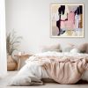 'Glissade' abstract painting by Sarina Diakos | Oil And Acrylic Painting in Paintings by Sarina Diakos Art. Item made of canvas with paper works with minimalism & mid century modern style