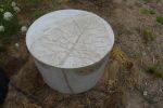 Customizable Botanical Concrete Coffee Tables with Leaf | Tables by Holmes Wilson Furniture. Item made of concrete