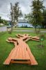 Sculptural Tree Table | Picnic Table in Tables by Michael Beitz. Item composed of wood