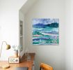 Lake Painting | Oil And Acrylic Painting in Paintings by Mandy Martin Art. Item made of canvas