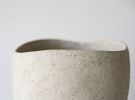 White ceramic vessel | Vase in Vases & Vessels by Àlvar Martinez. Item composed of ceramic in boho or minimalism style