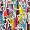 Organica | Oil And Acrylic Painting in Paintings by Tina Mokuau. Item composed of wood and synthetic