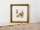 Minimal Abstract Art Print/Brown Ink/Neutral Transitional | Prints by Melissa Mary Jenkins Art. Item composed of paper in boho or minimalism style