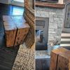 Reclaimed Barn Beam Cube | Bench in Benches & Ottomans by Barnboardstore. Item composed of wood in country & farmhouse or rustic style