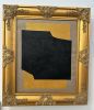 Luxury Gold and Carbon Painting on Spanish Linen Minimalist | Oil And Acrylic Painting in Paintings by RGB Fine Art. Item composed of canvas in minimalism or contemporary style