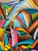 'Healing Metro' | Oil And Acrylic Painting in Paintings by Sangeeta Sagar. Item composed of paper in contemporary or modern style