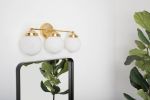 Frisco - Wall Sconce Vanity - Mid Century Modern Lighting | Sconces by Illuminate Vintage. Item composed of brass