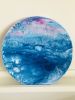 Sapphire Reflections Series I & II | Oil And Acrylic Painting in Paintings by Virginia Burke. Item made of canvas