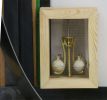 Pear in Time | Sculptures by Craig Robb. Item composed of wood and steel in contemporary or modern style