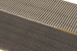 Rug & Kilim's Accent Kilim, Beige-Gray Textural Stripes | Area Rug in Rugs by Rug and Kilim