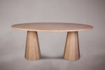 Travertine Dining Table. Marble Dining Table. Dining Table. | Tables by HamamDecor LLC. Item made of marble works with minimalism & contemporary style