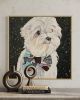 Coco - Maltese Pet Portrait | Oil And Acrylic Painting in Paintings by HEIDY GONZALEZ - GONZALEZ ART DESIGN