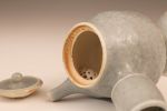 Porcelain Teapot with Wild Granite Celadon Glaze | Serveware by Hamish Jackson Pottery. Item composed of stoneware