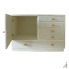 Sahara Rhythm | Chest in Storage by Habitat Improver - Furniture Restyle and Applied Arts. Item made of wood with paper works with contemporary & eclectic & maximalism style