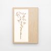 Herbarium: Eryngium Planum - Wall Light Sculpture | Wall Sculpture in Wall Hangings by Mateusz Wappa Design & Research. Item composed of birch wood and glass in minimalism or modern style
