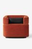 Minio Swivel  Orange Armchair | Chairs by LAGU. Item composed of fabric