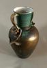 Green Copper Urn | Vase in Vases & Vessels by Feats Of Clay. Item made of ceramic works with contemporary & traditional style