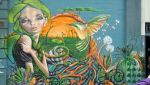 Serina the Siren | Street Murals by Max Ehrman (Eon75). Item made of synthetic