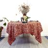 Floral Tablecloth | Yan Coral PRE-ORDER | Linens & Bedding by ichcha. Item made of cotton compatible with boho and minimalism style
