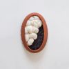 Adobe | Wall Sculpture in Wall Hangings by Keyaiira | leather + fiber. Item composed of wool and stoneware