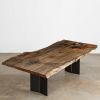 Custom Oxidized Maple Dining Table | Tables by Elko Hardwoods. Item composed of maple wood and steel