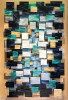 "Waldorf" Glass and Metal Wall Art Sculpture | Wall Sculpture in Wall Hangings by Karo Studios | Waldorf Astoria Beverly Hills in Beverly Hills. Item composed of metal & glass
