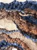 Wall tapestry "Strata" | Wall Hangings by Tissage Sauvage. Item composed of wood and cotton in boho or contemporary style