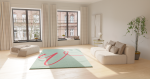 Tua W | Area Rug in Rugs by Woop Rugs. Item composed of fabric