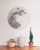 Wolf Moon | Watercolor Painting in Paintings by Stella Maria Baer. Item composed of canvas compatible with modern style