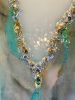 "Mother of Pearl" | Mixed Media by Wall Jewelry by Robyn Camargo. Item made of canvas & synthetic