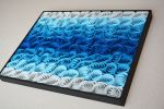 No. 13 Acoustic Diffuser Panel - Gradient Modern Abstract - | Wall Sculpture in Wall Hangings by Joseph A