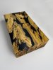 Natural Wood Epoxy Coffee Table - Waterfall Table | Tables by Tinella Collection. Item made of oak wood works with eclectic & maximalism & art deco style