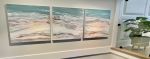 Catching The Waves | Oil And Acrylic Painting in Paintings by Hoai Not Art. Item composed of canvas and synthetic
