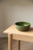 Handmade Porcelain Salad Serving Bowl. Green | Dinnerware by Creating Comfort Lab