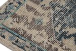 Rug & Kilim’s Abstract Scatter Rug With Blue-Brown Patterns | Area Rug in Rugs by Rug and Kilim. Item composed of wool