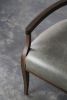 Gianni Art Deco Style Leather Lounge Armchair by Costantini | Lounge Chair in Chairs by Costantini Design. Item composed of wood and fabric