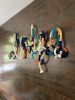 Knotty Rope Wall Piece | Wall Sculpture in Wall Hangings by Trudy Perry. Item composed of cotton and fiber in contemporary or modern style