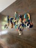 Knotty Rope Wall Piece | Wall Sculpture in Wall Hangings by Trudy Perry. Item composed of cotton and fiber in contemporary or modern style