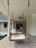 Outdoor Porch Swing Bed | Bimini Teak Swing Daybed | Couches & Sofas by ModHaven. Item in coastal or modern style