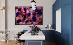 Illumination of the Sea Original Resin Painting | Oil And Acrylic Painting in Paintings by MELISSA RENEE fieryfordeepblue  Art & Design | Authentik Home in Fullerton. Item made of wood with synthetic works with eclectic & maximalism & coastal style