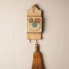 Wall Hanger - Nordic Dove (Beige) | Wall Hangings by Clare and Romy Studio. Item composed of oak wood and ceramic in boho or mid century modern style