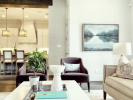 Weekend Waters | Mixed Media by Jessica Whitley Studio. Item made of canvas with synthetic