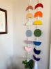 Rainbow Wooden Moon Phase Wall Hanging,Nursery Decor,Playroo | Wall Sculpture in Wall Hangings by Over the Knotted Moon. Item composed of birch wood