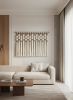 ORBİTA NO.1 Large Macrame Wall Hanging Woven Tapestry | Wall Hangings by Puvor. Item composed of cotton in boho or mid century modern style