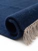 Handwoven Woolen Runner Rug | Rugs by Evergreen Carpets. Item composed of wool in boho or minimalism style