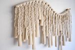 Sculptural Fringe with Buttery Interior | Wall Hangings by Ama Fiber Art