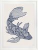 Lucky Fish - Koi & Kei - Ocean - Framed Art | Prints by Patricia Braune. Item made of paper