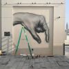 Pick Me Up | Street Murals by Enforce One | City walk in Dubai. Item made of synthetic